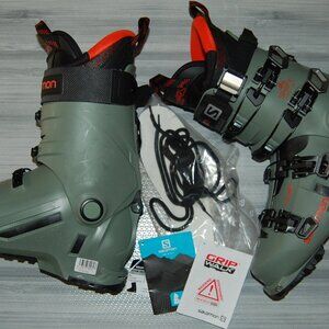 Salomon Shift 130 Pro Touring Ski Boots Size 27.5, 9.5 Sole Length 316mm